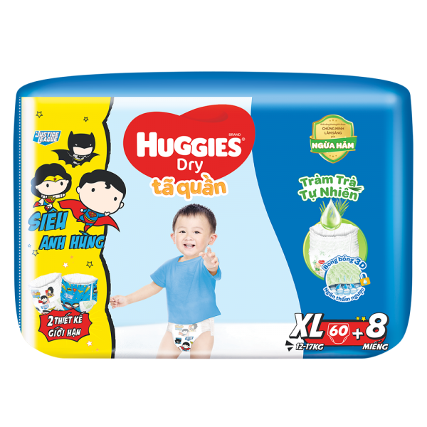 Hình ảnh Tã quần Huggies tràm trà tự nhiên 1