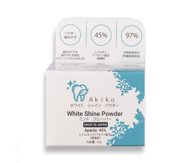 Hình ảnh 1 của Bột Tẩy Trắng Răng Akiko White Shine Powder