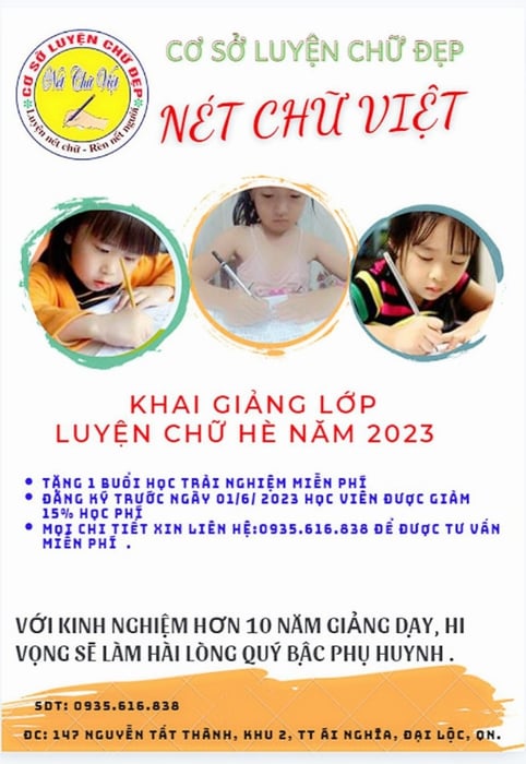 Cơ Sở Luyện Chữ Đẹp - Nét Chữ Việt Hình 1