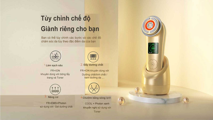 Máy Nâng Cơ và Trẻ Hóa Da Thông Minh 9IN1 NanoTime Beauty F81E - Ảnh 1