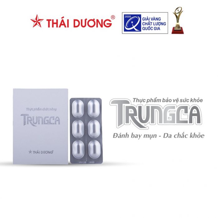 Viên uống TrungCa ngừa mụn Sao Thái Dương, hộp 60 viên - xem ảnh 1