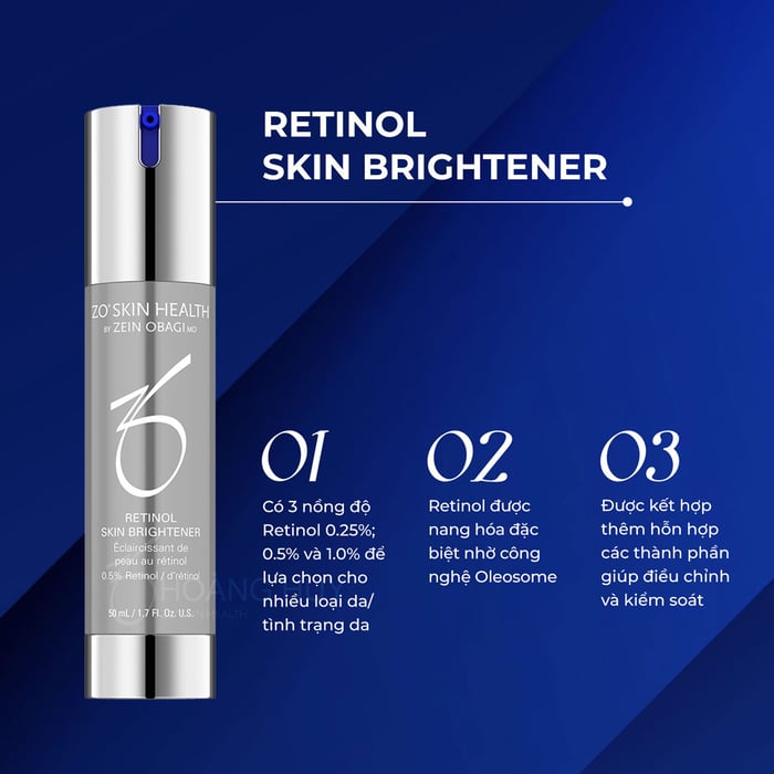 Hình ảnh kem dưỡng trắng da Zo Retinol 1%