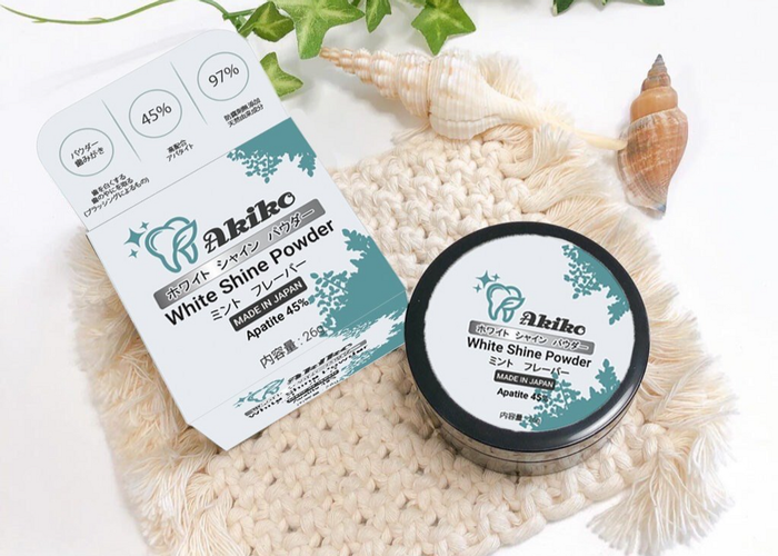 Hình ảnh 2 của Bột Tẩy Trắng Răng Akiko White Shine Powder