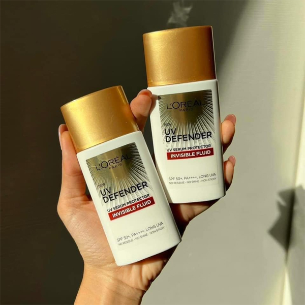 Kem chống nắng L’Oreal Paris UV Defender Serum SPF 50++ 50ml, thoáng da và nhẹ nhàng – ảnh 2