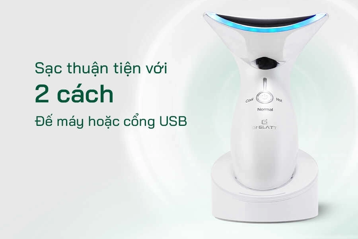 Máy massage nâng cơ mặt chống nhăn, kích thích collagen làm trẻ hóa da DR GLATT LIFA 2.0 - Hình 2