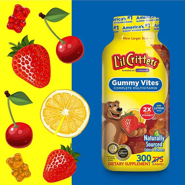 Hình ảnh 2 của Kẹo dẻo Lil Critter Gummie Vite