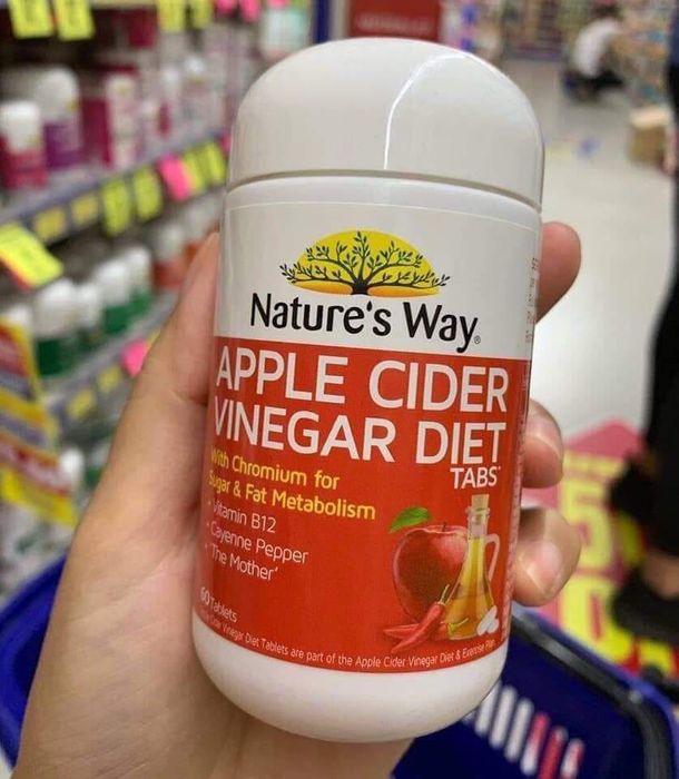 Viên Giảm Cân Giấm Táo Nature’s Way Apple Cider Vinegar - Hình 2