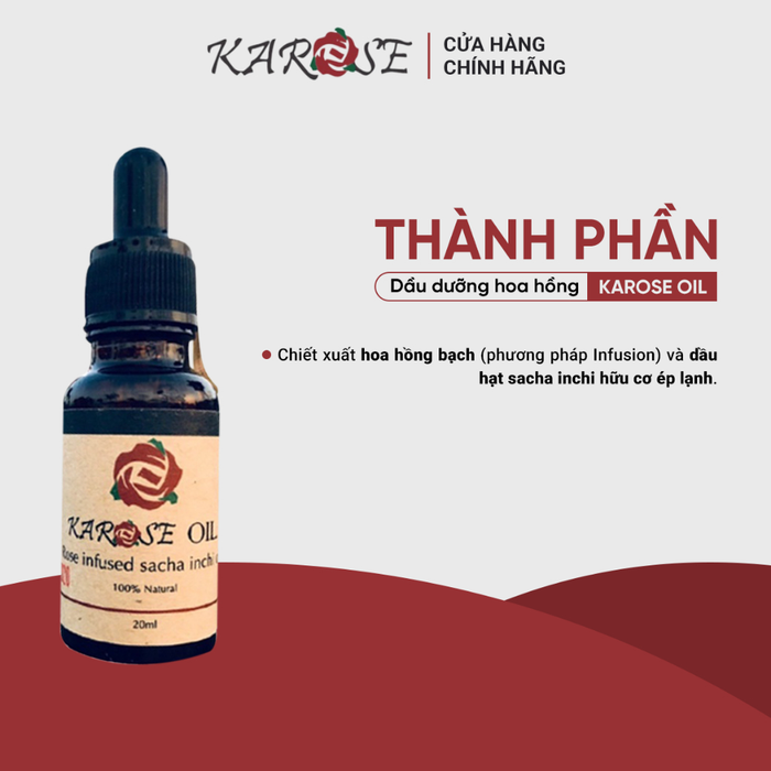 Dầu dưỡng hoa hồng Karose Oil - Hình 1