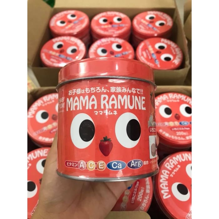 Hình ảnh kẹo Mama Ramune cho trẻ biếng ăn 1