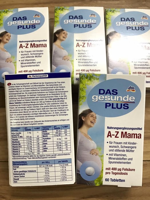 Hình ảnh 1 của Vitamin Tổng Hợp A-Z Mama Das Gesunde Plus