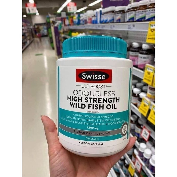 Hình ảnh Viên Dầu Cá Swisse 1500mg Không Mùi 1