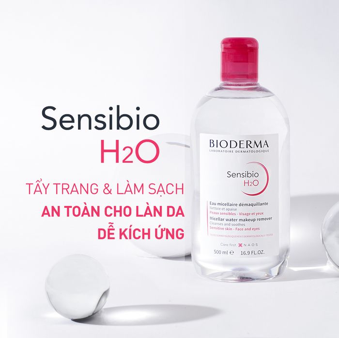 Nước Tẩy Trang Bioderma Sensibio H2O Dành Cho Da Nhạy Cảm ảnh 1