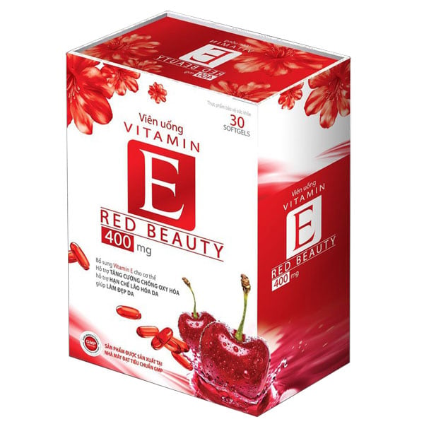 Hình ảnh Viên Uống Vitamin E Đỏ E Red Skin Beauty số 1