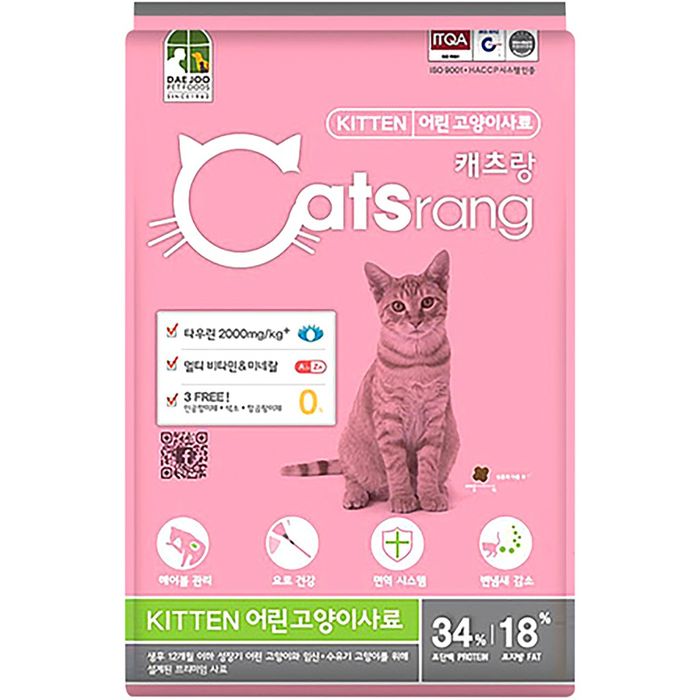 Hình ảnh Thức Ăn Hạt Dành Cho Mèo Con Catsrang Kitten 1