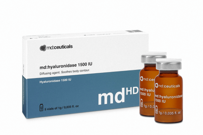 Hình ảnh MdMd Hyaluronidase 1500IU - Tiêm tan filler và đào thải mỡ số 1