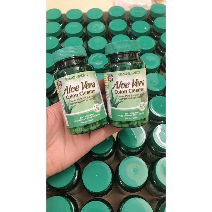 Hình ảnh Viên Uống Thải Độc Ruột ALOE VERA UK 1