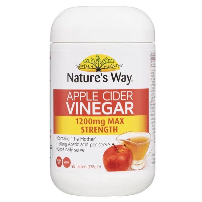 Viên Giảm Cân Giấm Táo Nature’s Way Apple Cider Vinegar - Hình 1