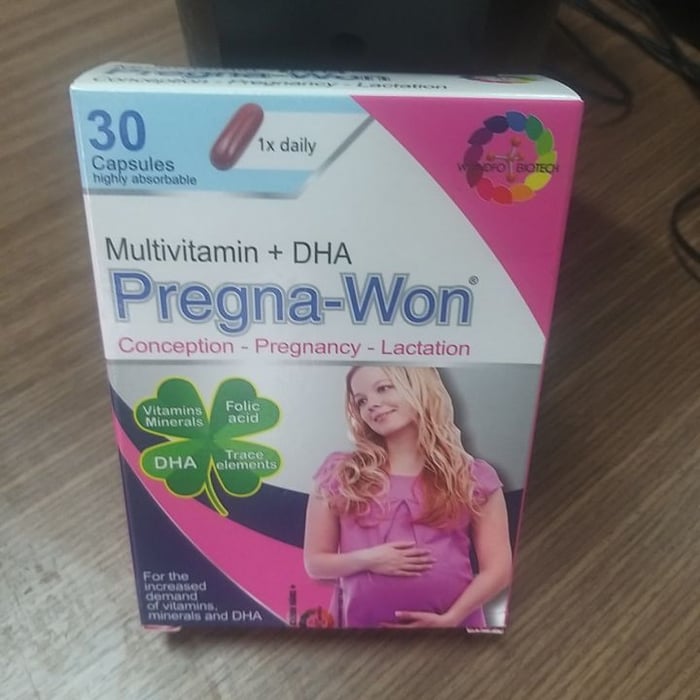 Hình ảnh Viên Uống Multivitamin Pregna-Won + DHA cho Bà Bầu