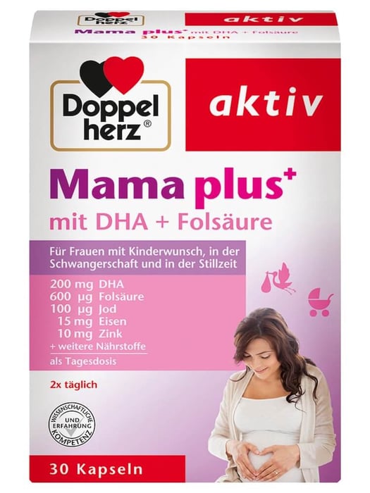 Hình ảnh 2 của Vitamin Doppelherz Mama Plus Dành Cho Phụ Nữ Mang Thai