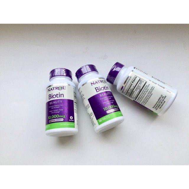 Viên uống Natrol Biotin 10.000 mcg - Hình ảnh 2