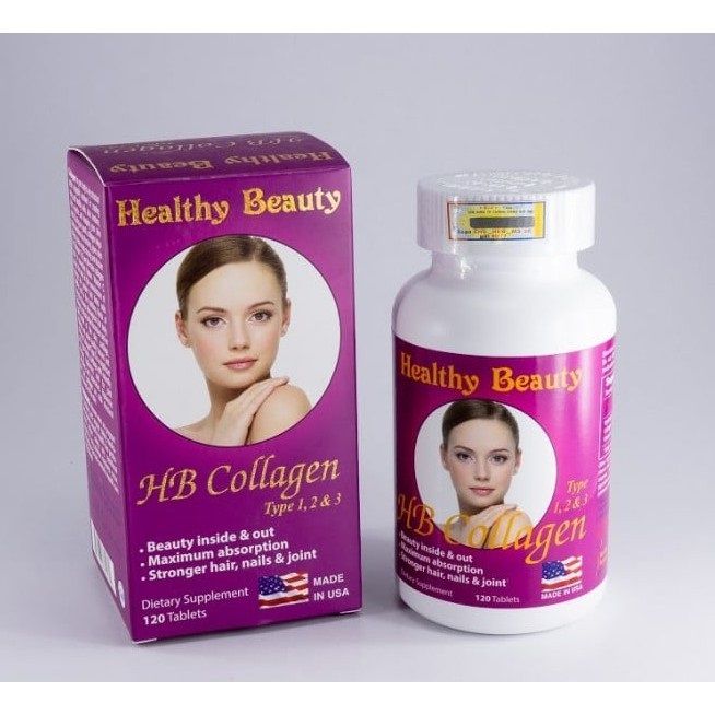 Hình ảnh 2 của Viên Uống Collagen HB Type 1, 2, 3