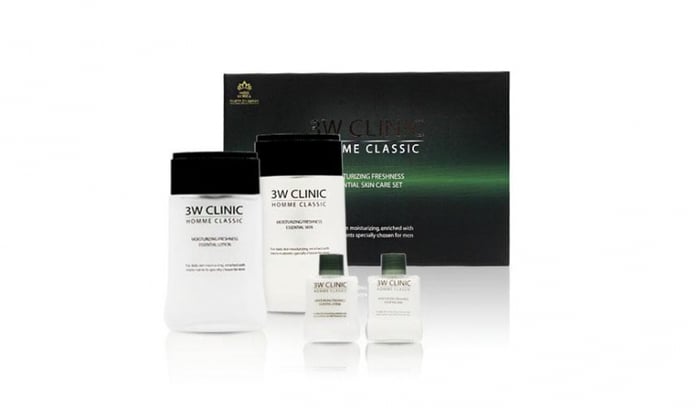 Ảnh 1 của Bộ 3W CLINIC Homme Classic Dưỡng Ẩm Tươi Mát 2 Món