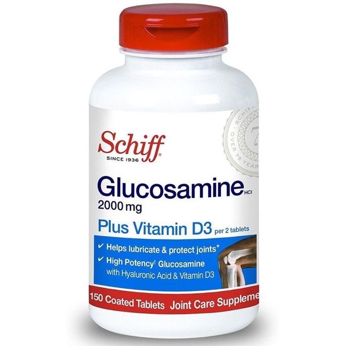 Hình ảnh Viên Schiff Glucosamine 2000mg kèm Vitamin D3