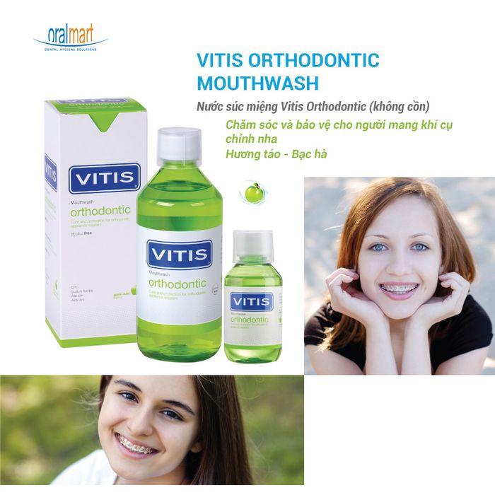 Ảnh 2 của nước súc miệng Vitis Orthodontic cho răng niềng