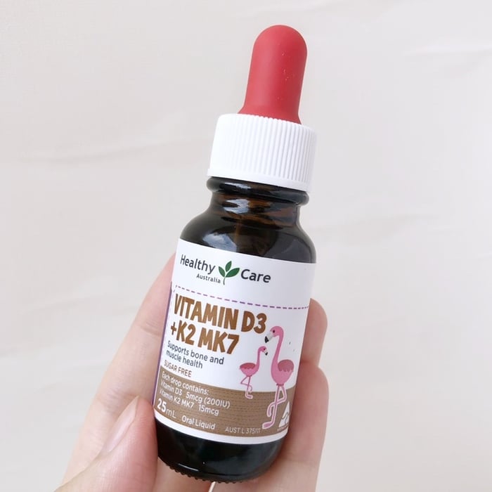 Hình ảnh 2 của Vitamin D3 + K2 MK7 Healthy Care