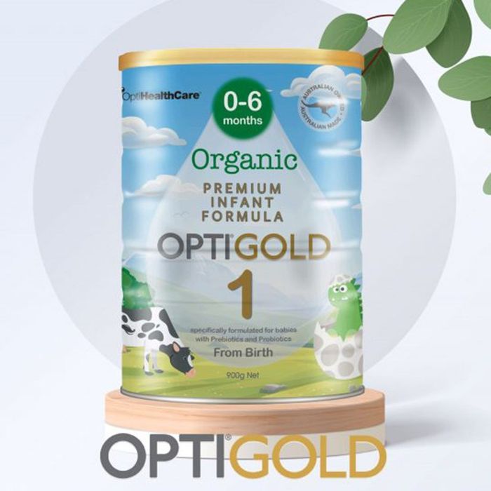 Hình ảnh Sữa bột Optigold Organic số 1 900g cho trẻ từ 0-6 tháng tuổi