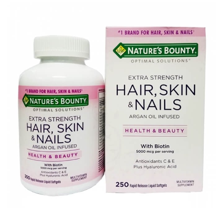 Viên Uống Dưỡng Da, Tóc và Móng Hair Skin Nail của Nature's Bounty - Ảnh 1