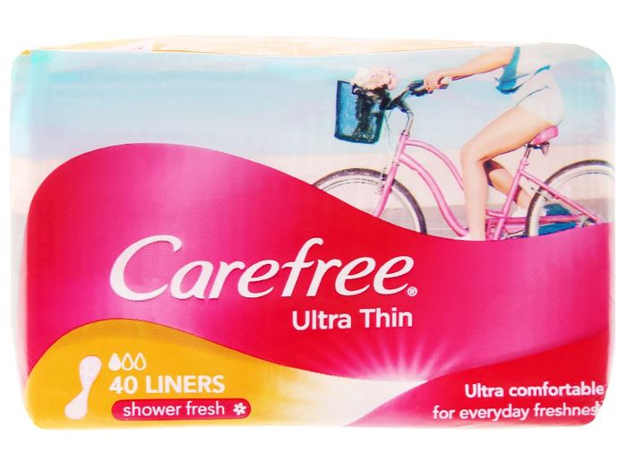 Hình ảnh Băng Vệ Sinh Carefree Ultra Thin Hằng Ngày Siêu Mỏng 40 Miếng 1