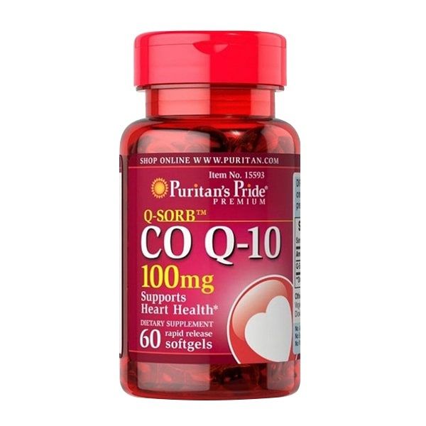 Viên uống Puritans Pride CoQ10 100mg hỗ trợ sức khỏe tim mạch - ảnh 1