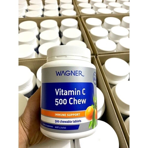 Viên nhai Vitamin C 500 Chew Wagner - Hình 1