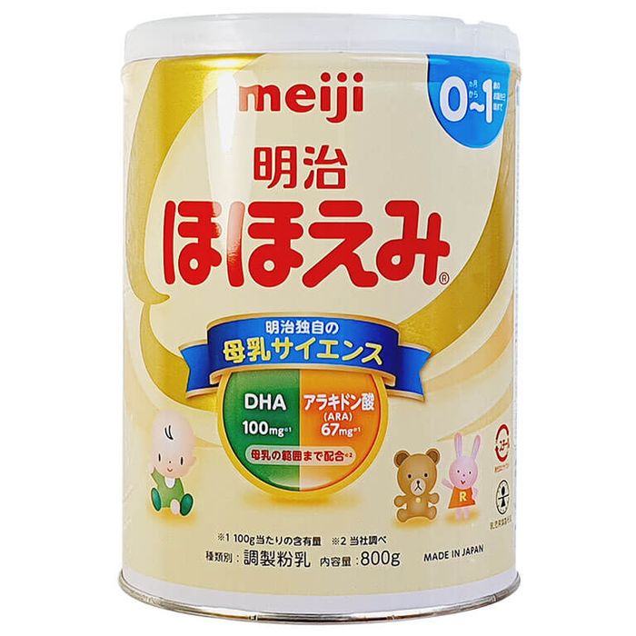 Sữa Meiji số 0 nội địa Nhật Bản chính hãng 800g (dành cho bé từ 0-1 tuổi) hình 1