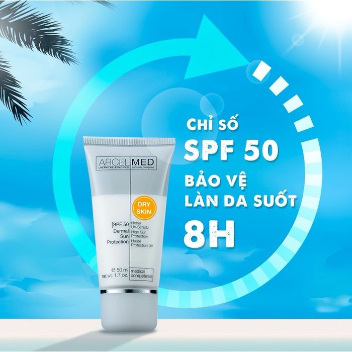 Hình ảnh 2 của Kem Chống Nắng Jean D'Arcel Dermal Sun Protection SPF50