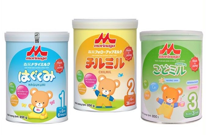 Ảnh sữa Morinaga từ Nhật Bản