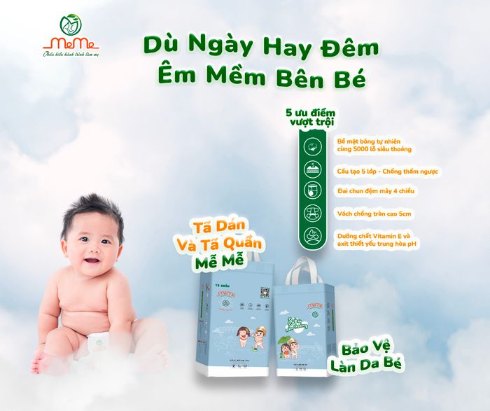 Hình ảnh Tã Bỉm MỄ MỄ 1