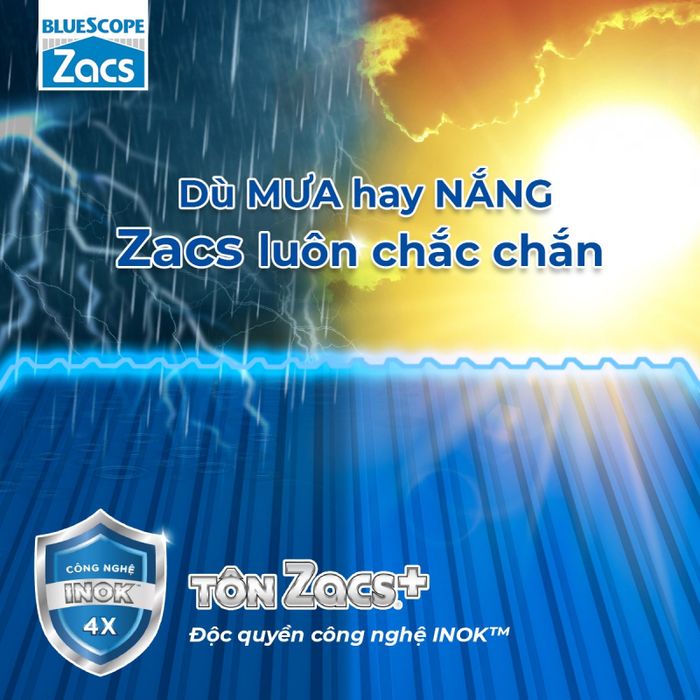 Hình ảnh Tôn BlueScope Zacs số 1