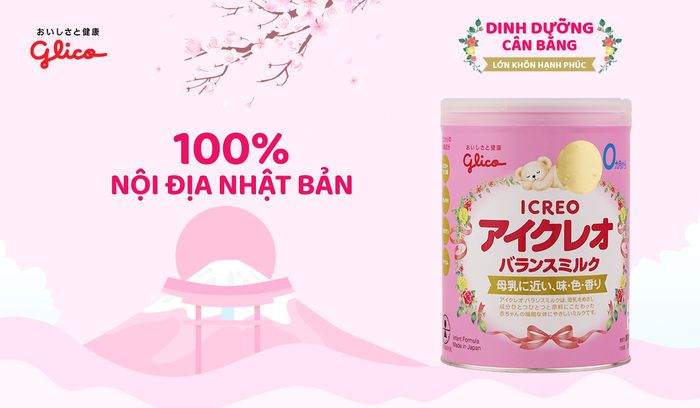 Hình ảnh sữa Glico của Nhật 1