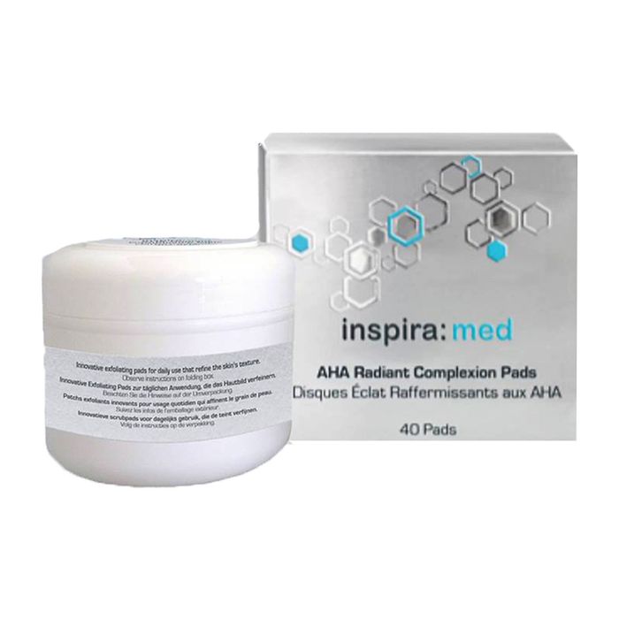 Hình ảnh của Miếng Tẩy Tế Bào Chết Sáng Da Inspira AHA Radiant Complexion Pads - Ảnh 1