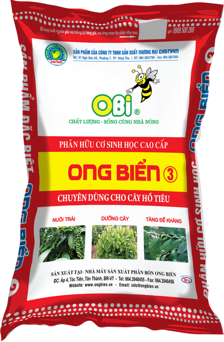 Ảnh phân bón hữu cơ sinh học OBI-Ong Biển 3