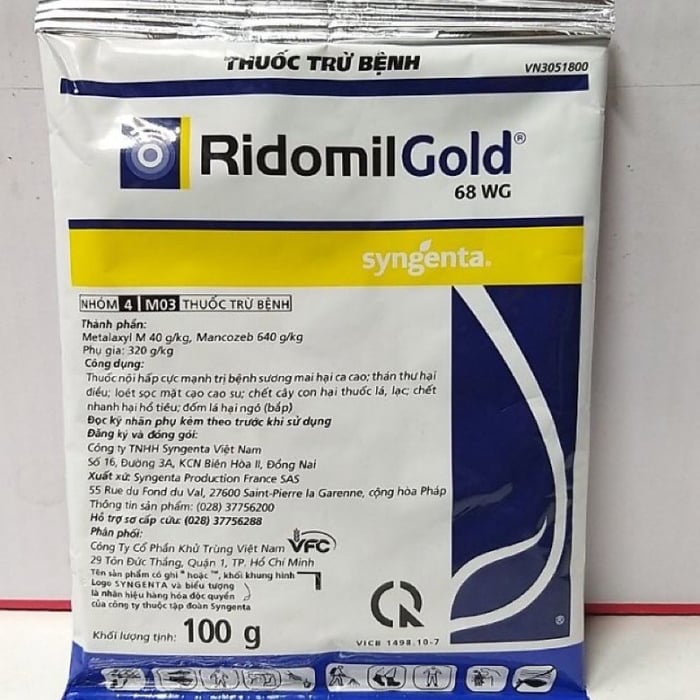 Hình ảnh 2 của Thuốc Ridomil 68WG