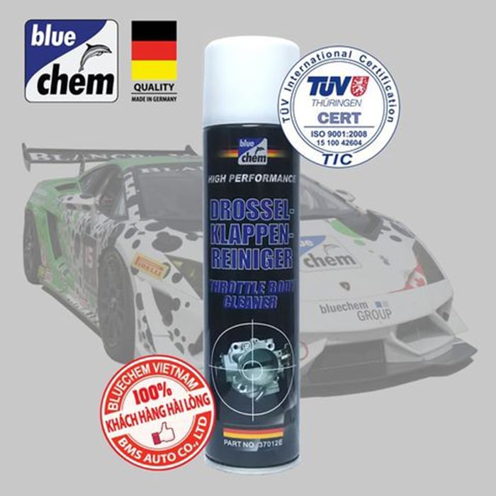 Hình ảnh dung dịch vệ sinh họng ga Bluechem Throttle Body Cleaner