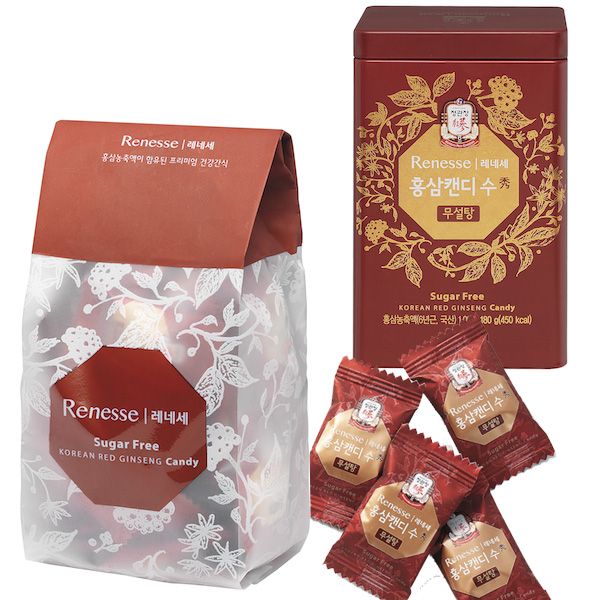 Kẹo Hồng Sâm Không Đường KGC Korean Red Ginseng Candy Sugar Free ảnh 2