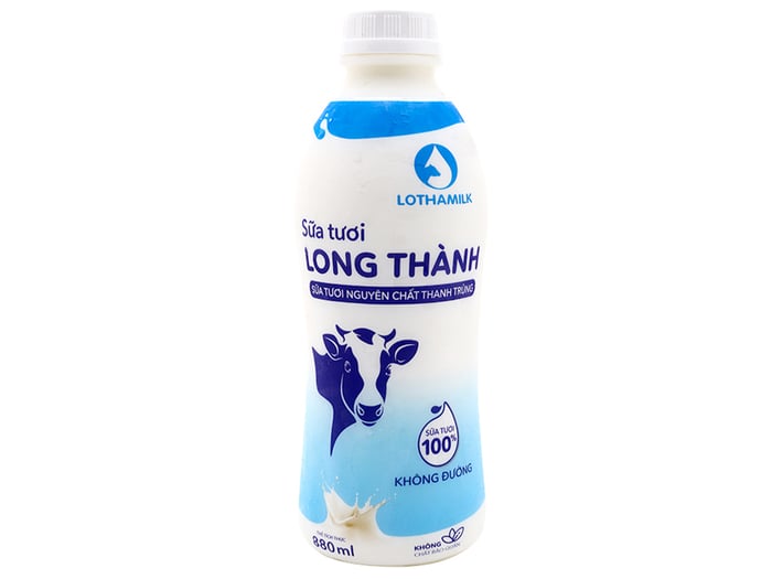 Sữa thanh trùng Lothamilk không đường - Hình ảnh 2