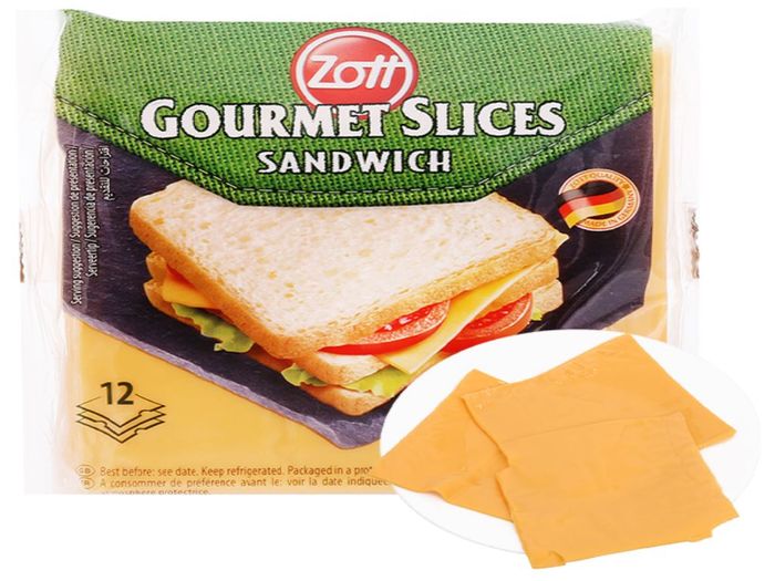 Phô mai lát Sandwich Zott hình 2