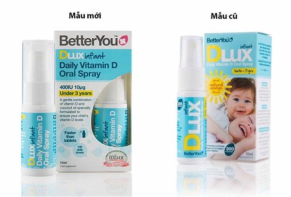 Vitamin D3 dạng xịt - Dlux infant hình 2