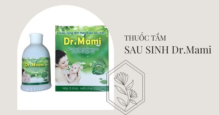 Nước xông tắm thảo dược Dr.Mami dành cho phụ nữ sau sinh ảnh 1