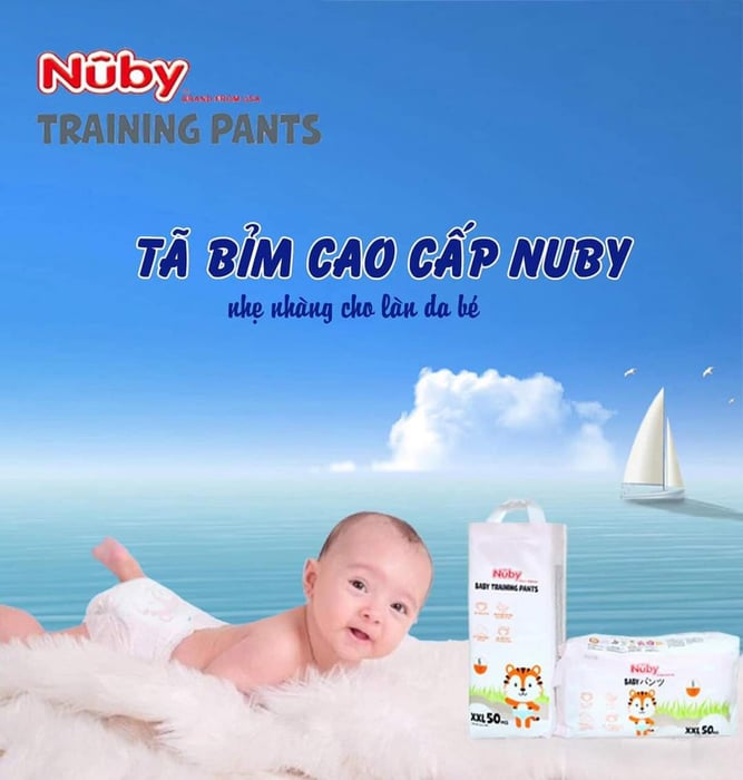 Hình ảnh bỉm Tã Quần Nuby 2